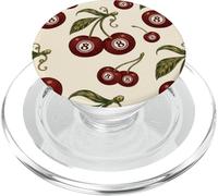 Red 8 Billiard Ball Cherry Pattern Cherry 8 Ball Cherry PopSockets PopGrip for MagSafe