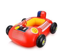 (red, 85*80*35cm) Children's Swimming Ring with Water Gun, Inflatable Pool Float for Outdoor Toy, Swimming Ring Children 3-7, Dinghy with Water Cannon