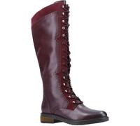 Hush Puppies RUDY Womens Leather Tall Boots Dark Red - UK 9
