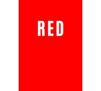 Red: A decorative book for coffee tables, bookshelves and interior design styling: Stack color decor books to add design to any room. Colorful decorative book ideal for your own home or as a gift.