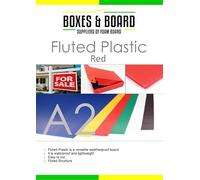 Red A2 Correx X 10 Sheets Buy 10 Sheets, Get 10 Sheets Free!