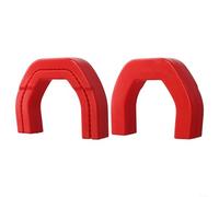 Red ABS Front Tow Hook Covers Compatible with For RAM 1500 2019-2024, For Trailer Hitch Eyelet for Off-Road Protection and Styling, For Easy Install Car Exterior