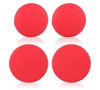 Red Acrylic Large Flat Round Earrings for Women, 2pairs Dainty Simple Disc Plastic Solid Color Geometric Neon Button Acrylic Studs Earring Jewelry Sets, Metal, acrylic
