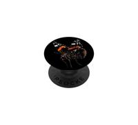 Red Admiral Butterfly Flying Wildlife Nature Butterfly PopSockets Adhesive PopGrip
