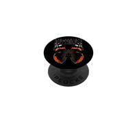 Red Admiral Butterfly Flying Wildlife Nature Butterfly PopSockets Adhesive PopGrip