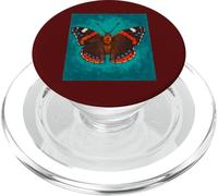 Red Admiral Butterfly Nature Insect Lover Retro Wildlife PopSockets PopGrip for MagSafe