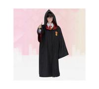(Red, Adults M) Harry Potter Gryffindor Hogwarts Cape Cloak Halloween Cosplay Party Costume Suit