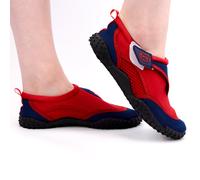 (Red, Adults UK 4) GEEZY NEW Boys Girls Mens Womens Aqua Beach Surf Wet Water Shoes Wetsuit Boots Nalu
