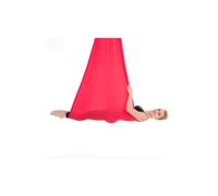 (Red) Aerial Yoga Hammock Premium Silk Swing Antigravity Belts