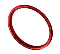 Red Alloy Steering Wheel Ring Cover for Mini F56 F55 | for premium aluminum alloy, rust resistant, fade resistant, vibrant red finish, sleek interior upgrade