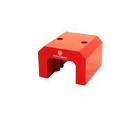 Red Alnico Horseshoe Magnet For High-Temperature, Engineering, And Manufacturing Applications - 54mm X 83mm X 79mm - 47Kg Pull