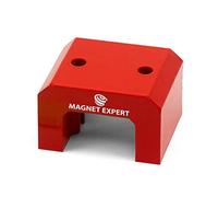 Red Alnico Horseshoe Magnet for High-Temperature, Engineering, and Manufacturing Applications - 70mm x 41mm x 57mm - 37kg Pull