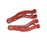 Red Aluminium Front Upper Control Arm for ARRMA Mojave Grom RC Car | Red aluminium construction with lightweight cut-out design for ARRMA Mojave Grom 1/14 RC car