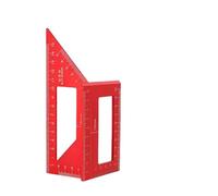 Red Aluminium T Shape Combination Square 45 90 Degree Woodworking | Model vkt-051 red aluminium T-square with metric scales for 45 and 90 degree woodworking alignment