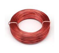 Red Aluminum Wire 1.2mm 140m for Crafting, Jewelry Making, DIY Projects - Durable, Versatile, Lightweight Metal Wire, Perfect for Artists and Hobbyists