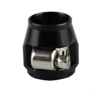 Red AN4 Fuel Pipe Clip Direct Replacement(Black) | AN4 size fit, aluminum alloy build, black finish, fuel line secure, direct replacement part