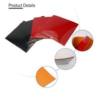 Red and Black Color for Ping Pong Paddle Table Tennis Rubber with Hard Sponge for Fast Attack Style 22mm Thickness Plus 39 Hardness Reverse in Type