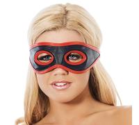 Red and Black Leather Mask