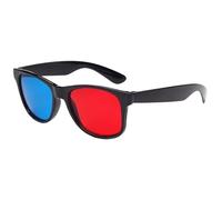 Red and Blue 3D Glasses Universal TV Movie Dimensional Video Frame 3D Glasses DVD Game Glass 3D Style Glasses for 3D Movies Games, 3D Viewing Glasses, Light Simple Design,Televisions and Video