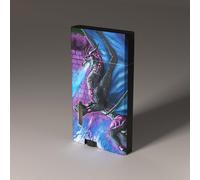 Red and Blue Dragon Spits Fire Cool,Butane Jet Torch Lighter,Refillable Windproof Flame Torch Lighters,Adjustable,Long,BBQ Candles Camping (No Gas)