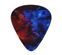 red and blue sky Print 12 Pcs Guitar Picks Fit Lovers 3 Different Thickness 0.46 0.71 0.96mm