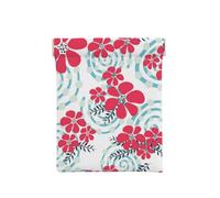 Red and Blue Winter Flowers, Squeeze Top Wallet Women Storage Bag Small Coin Purse Change Pouch