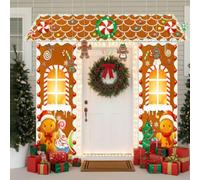 Red and green Banner decorations