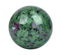 red and Green orb, Crystal Ball, Decorative Interior Decoration,40~50mm Gemstone Stone