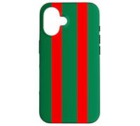 Red And Green Striped Phone Case Girl Winters Stripe Case for iPhone 16