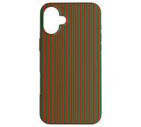 Red And Green Striped Phone Case Girl Winters Stripe Case for iPhone 16 Plus