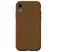 Red And Green Striped Phone Case Girl Winters Stripe Case for iPhone XR