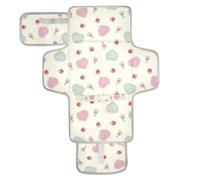 Red and Green Valentine Love Reusable Baby Changing pad with Tissue Pocket Travel Changing pad for Baby for Girl & Boy cambiadores de pa?ales para Bebes