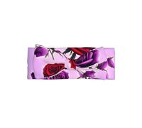 Red And Purple Roses Baby Elastic Bow Hairband For Baby Welcome Party Family Photography New Parents Gift