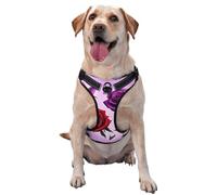 Red and Purple Roses Large Printed pet Traction Vest for Pets to wear When Walking The Dog or Climbing Mountains