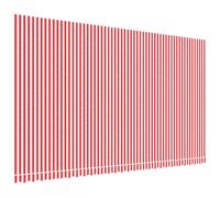(red and white, 600 x 350 cm) vidaXL Awning Top Sunshade Canvas Sunflower Canopy Top Replacement Fabric