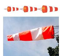 Red And White Airport Windsock, Reflective Windsock, With Metal Clips For Agriculture And Aviation Oxford Cloth(100cm)