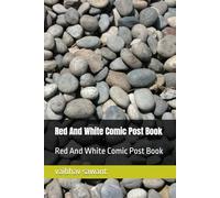 Red And White Comic Post Book: Red And White Comic Post Book