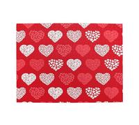 Red And White Hearts And Love,500 Pieces Puzzles for Adults-Wooden Jigsaw Puzzle for Adults Elderly