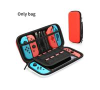 (Red and White) HEYSTOP for Nintendo Switch Storage Bag Luxury Waterproof Case for Nitendo Nintendo Switch NS Console Joycon Game Accessories