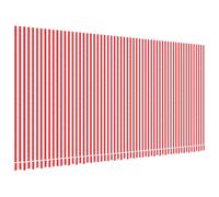 (red and white) vidaXL Awning Top Sunshade Canvas Sunflower Canopy Top Replacement Fabric