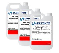 Red Antifreeze Concentrate Coolant Long Life Red Coolant G12+ Engine Coolant 3X5L