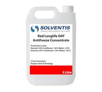 Red Antifreeze Concentrate Coolant Long Life Red Coolant G12+ Engine Coolant 5L