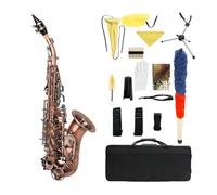 Red Antique Saxophone Saxophone Bb Key Woodwind Instrument With Case Sax Accessories