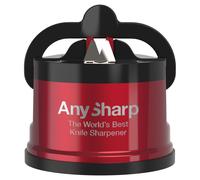 (Red) AnySharp Pro World's Best Knife Sharpener