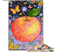Red Apple 1000 Piece Jigsaw Puzzle for Adults Teens, Stress Reliever Staycation Kill Time Parent-child Interaction (50x75cm)