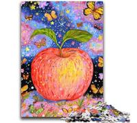 Red Apple Jigsaw Puzzles for Adults 1000 Piece,Help The Brain Exercise Addictive Toys to Cultivate Patience Parent-child Interaction (38x52cm)