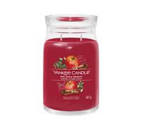 Yankee Candle Signature Scented Candle | Red Apple Wreath Large Jar Candle with Double Wicks | Long Burning Candle for Women