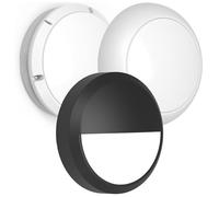 Red Arrow Combi Bulkhead White/Black IP65 13W 3CCT Adjustable Outdoor Wall Lighting (Standard)