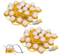 Red Arrow Electrical Distribution Work Lights 110V LED Site Lighting Festoon Kits Interconnectable IP44 6500K 35,000 Hours Life Expectancy (2X 50m)
