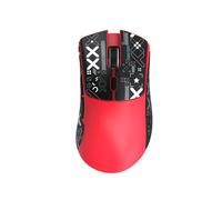 (Red) Attack Shark R1 1000Hz Bluetooth Mouse,18000dpi,PAW3311,Tri-mode Connection, Macro Gaming Mouse